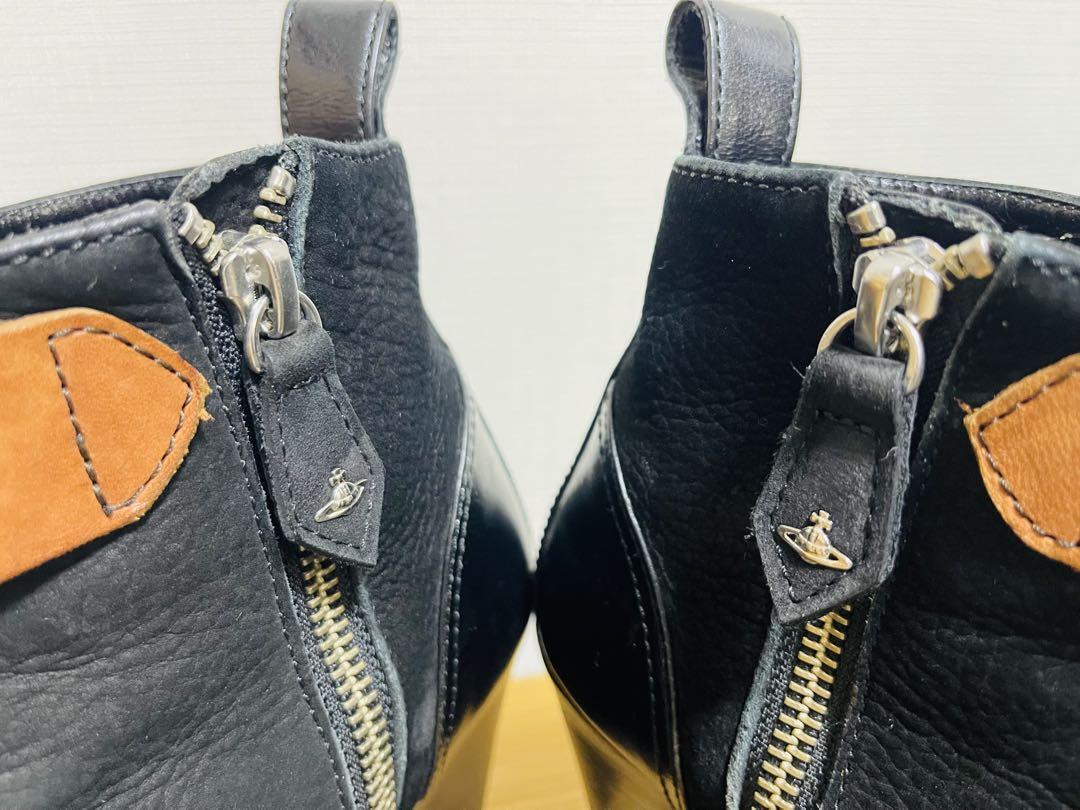vivienne westwood ウェッジヒールショートブーツ
