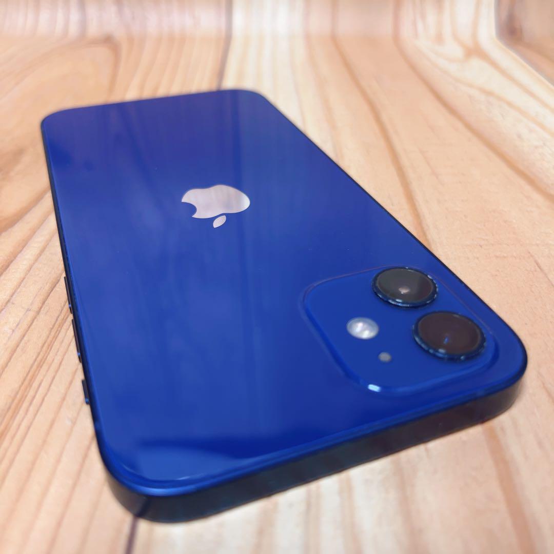 SIMフリー 本体 iPhone 12 128GB ブルー 357D 電池新品 SIMフリー 本体 iPhone 12 128GB ブルー 357D 電池新品