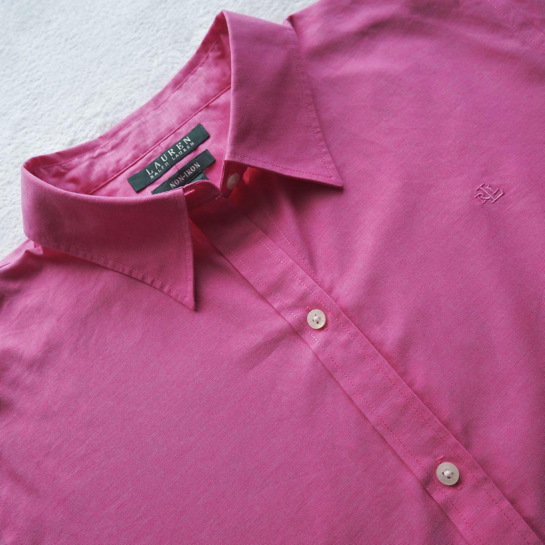 【ラルフローレン】エプロン ひざ丈 フリル ロゴ刺繍 コットン ピンク ロゴ刺繍エプロン（エプロン）｜PINK HOUSE（ピンクハウス）の