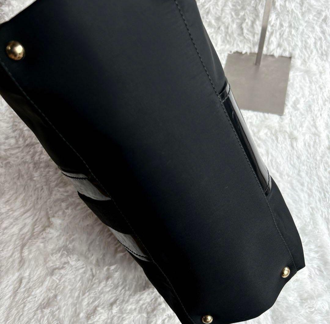 良品★Ferragamo ブラック トートバッグ