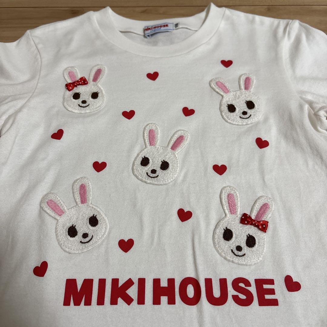 ミキハウス うさこワッペン重ね着Tシャツ 110 - メルカリ