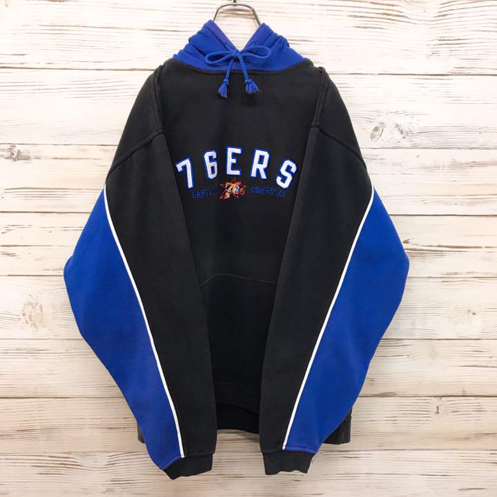 大得価人気SALE 激レア L 刺繍ロゴ ブラック MIhJT-m70959784886 リーボック Reebok パーカー 新品安い