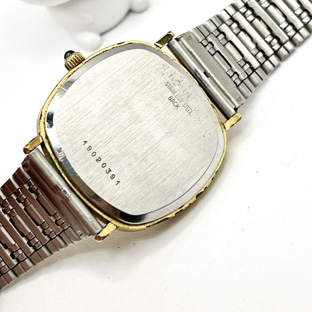 LONGINES ロンジン クォーツ 腕時計 スクエア デイト ゴールド