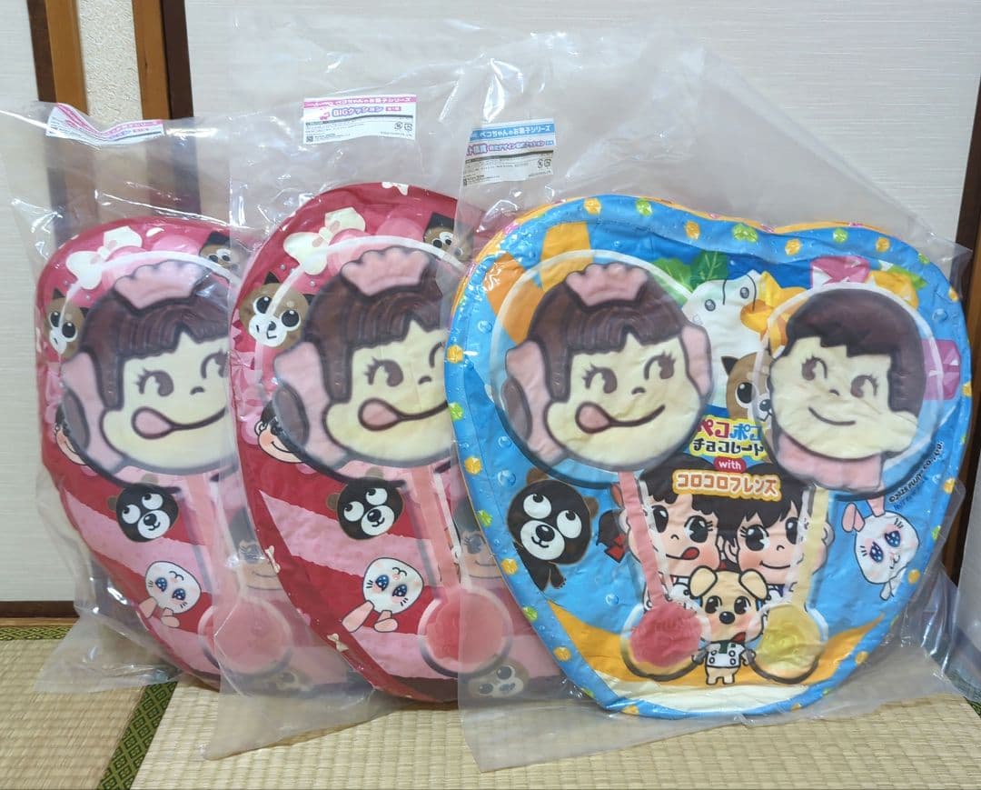 ペコちゃんのお菓子シリーズ ラスト福賞 キャラ福くじ ペコちゃんのお菓子シリーズ ラスト福賞 A賞×2 計3