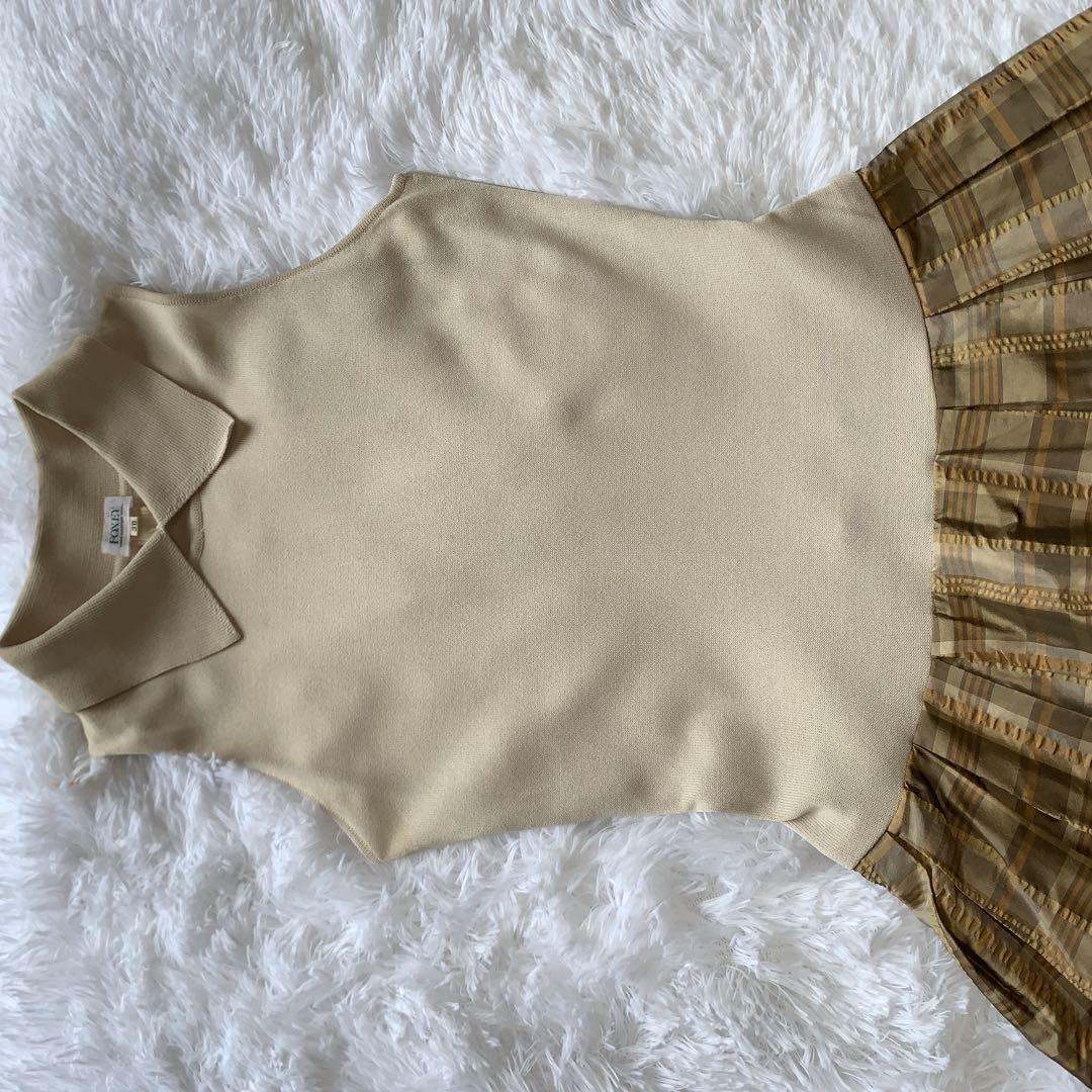 値下げしました　 #上品で可愛い　【美品】 FOXCYノースリーブワンピース