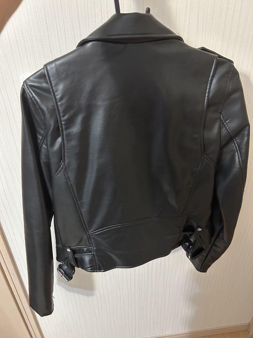 ZARA ブラック ライダースジャケット M