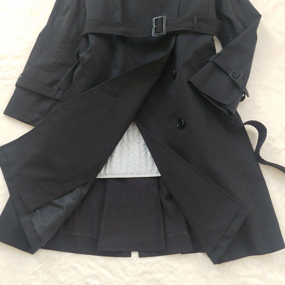 大きいサイズ☆23区☆極美品☆ライナー付きロングトレンチコート☆希少48号