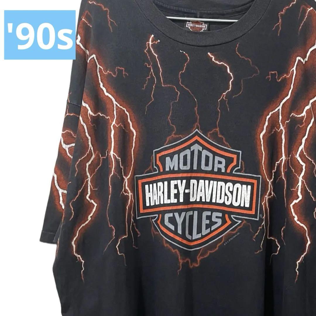 '90s Harley-Davidson ライトニング 赤黒 XXL USA