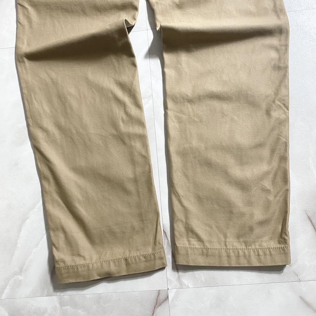 A16011 美品 エフオービーファクトリー　ベイカーパンツ　ベージュ　M