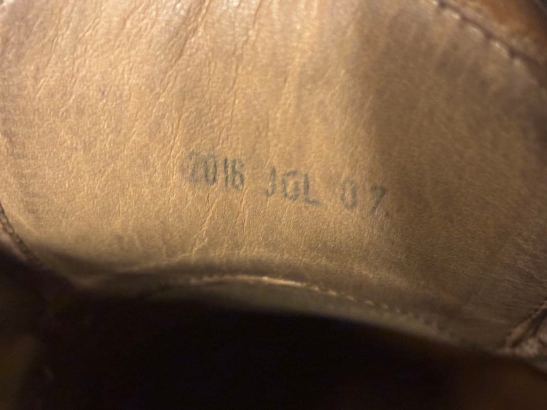 ハインリッヒディンケラッカー RioリオUK8.5ネイビーコードバン ハインリッヒディンケラッカー RioリオUK8.5ネイビーコードバン