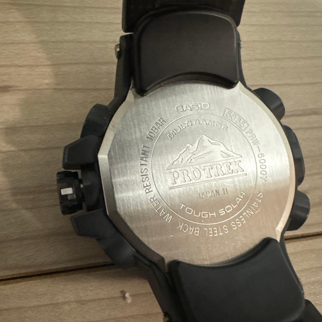 CASIO PROTREK PRW‐6000Y 電波ソーラー