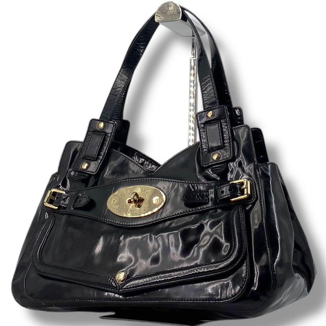 Mulberry Smithfield patent leather bag