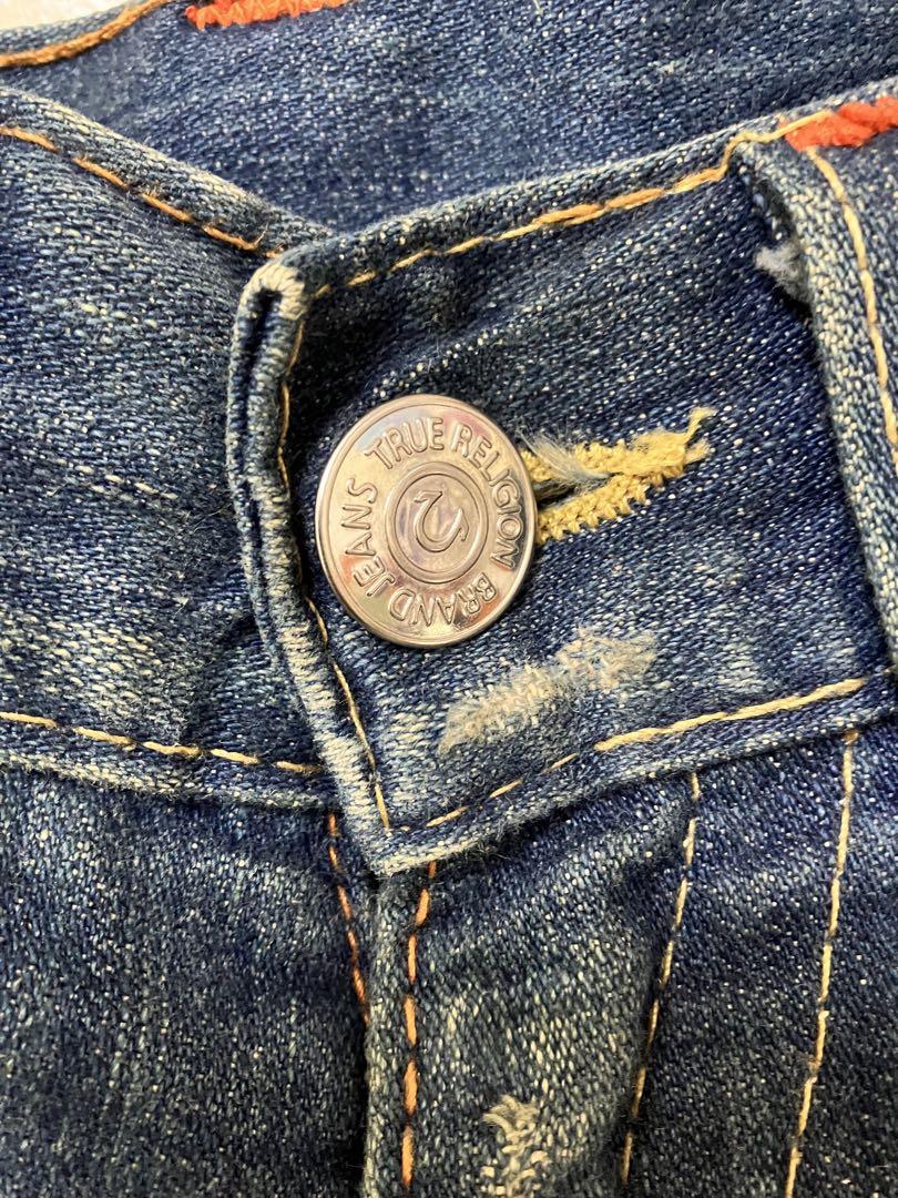 美品 USA製 TRUE RELIGION JOEY デニムパンツ 29×33