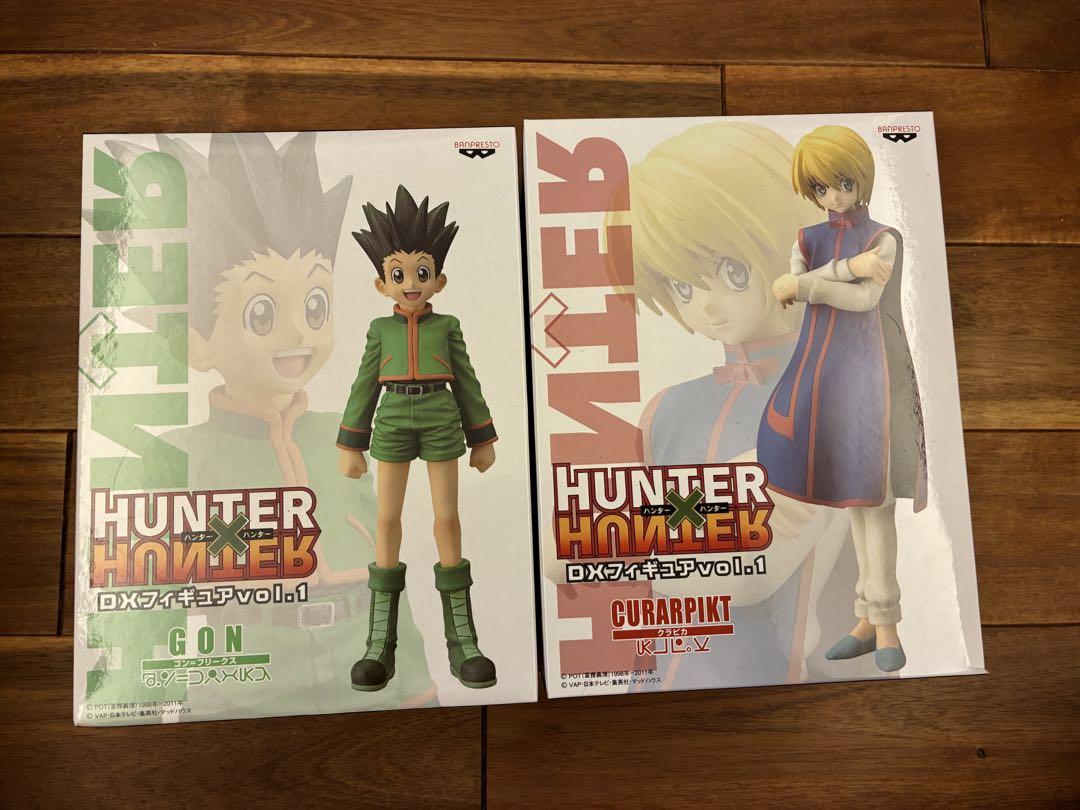 ハンターハンター　フィギィア　ゴン　クラピカ　DXフィギィア