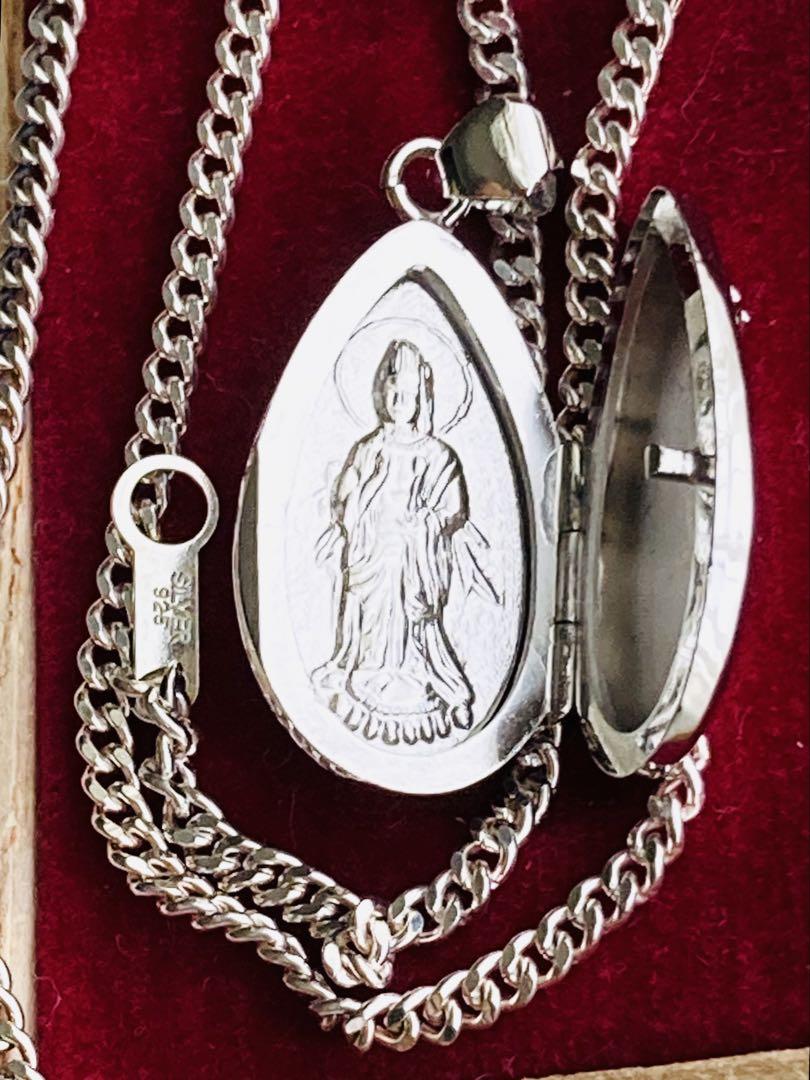 浅草寺 お守りネックレスSILVER-925 純銀 未着用品 箱なし ポストミニ