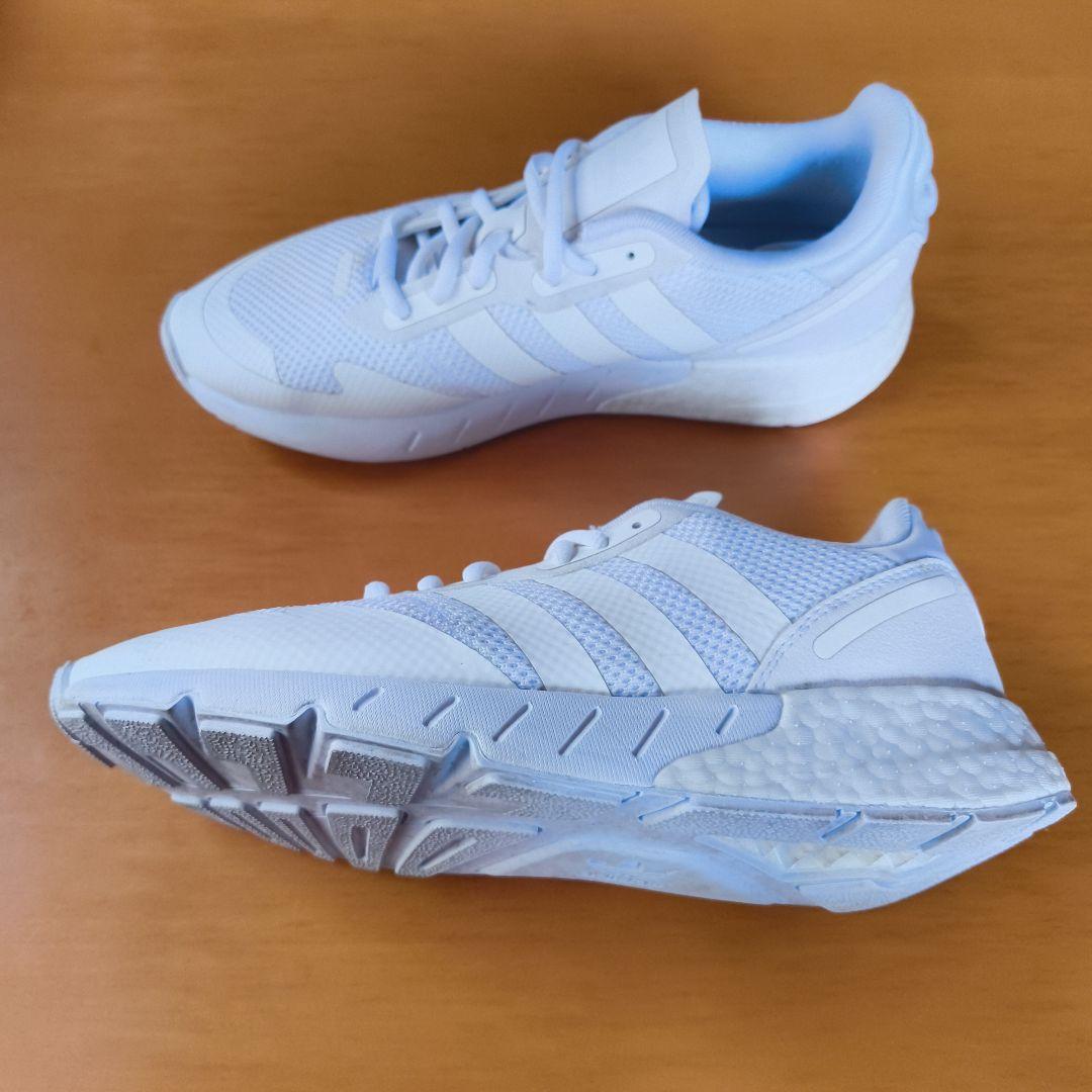 1本　メルカリ アディダス オリジナルス ZX 1K BOOST 27.0cm 替え紐付き - メルカリ