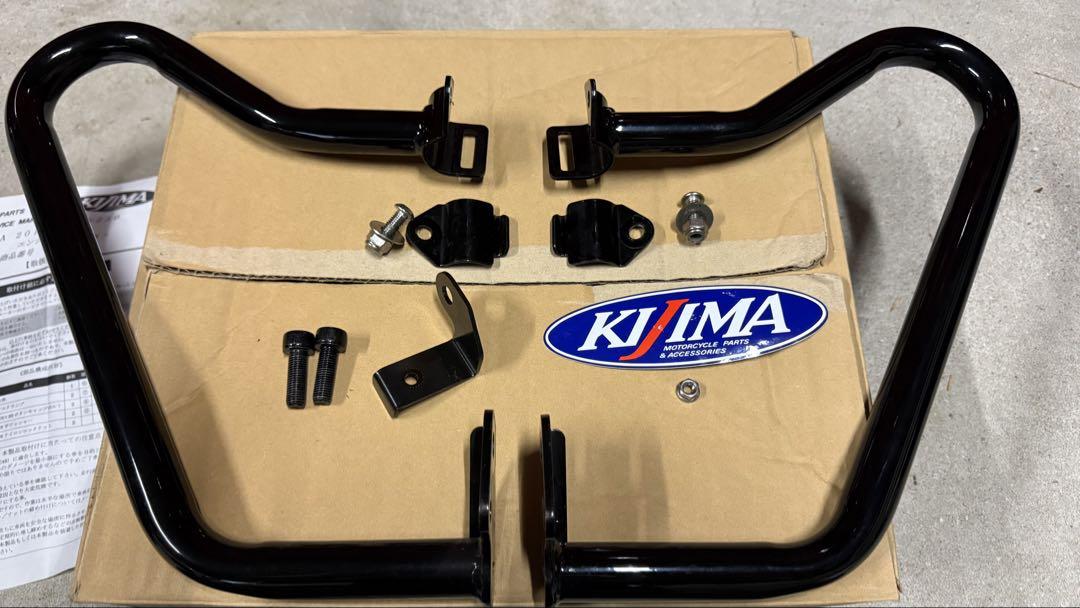 レブル250 KIJIMA エンジンガード ブラック 中古品
