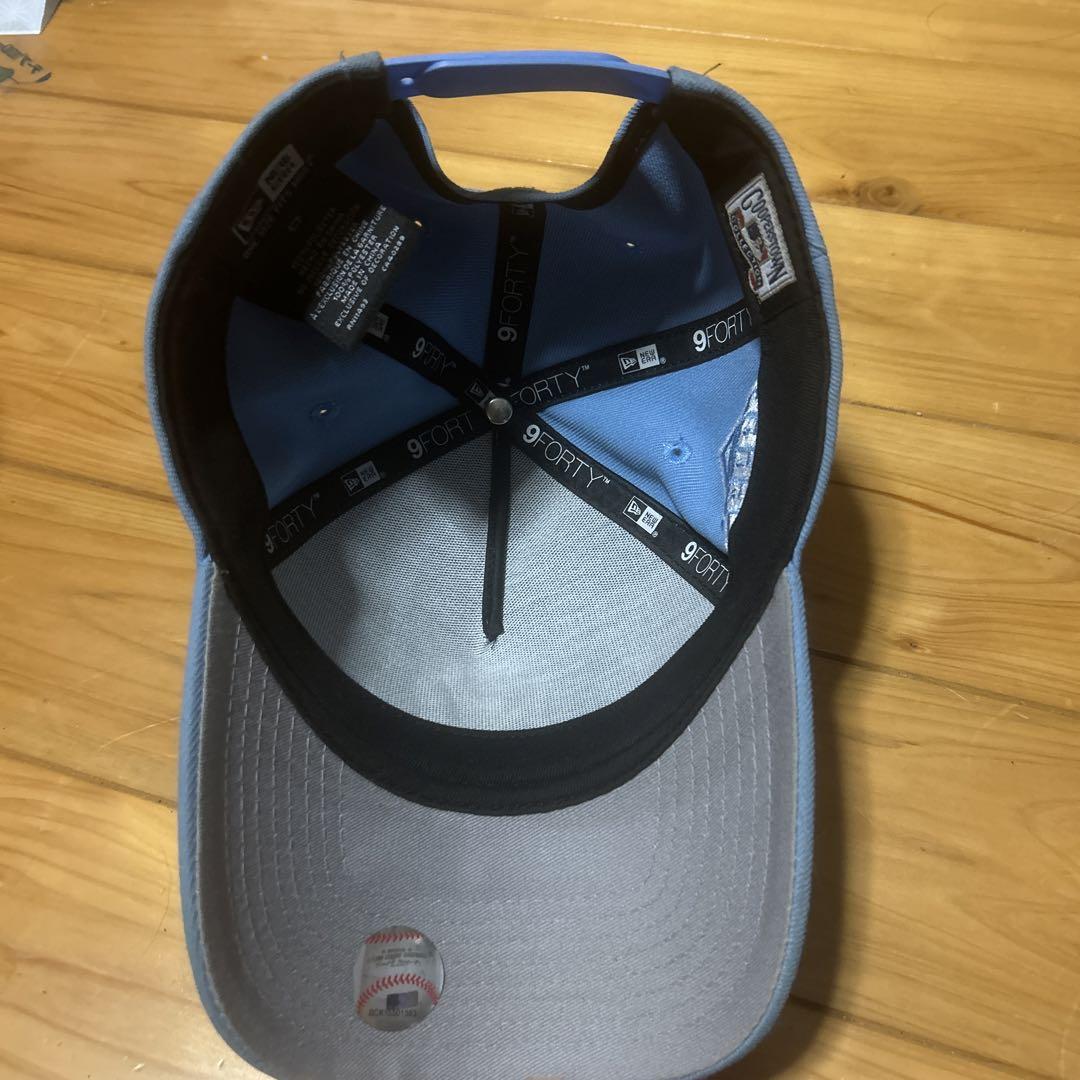 海外限定　NEW ERA 9FORTY キャップ 青