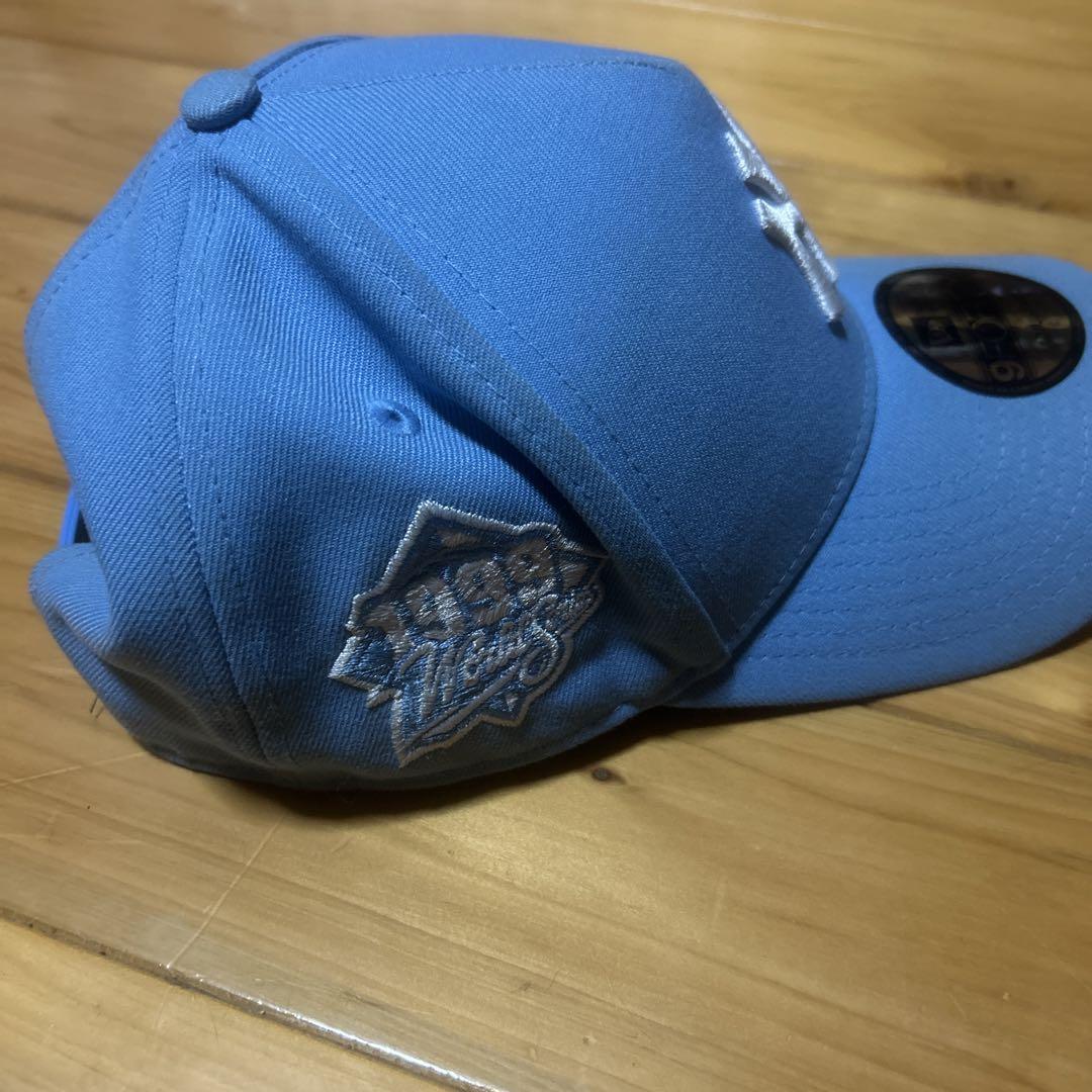 海外限定　NEW ERA 9FORTY キャップ 青