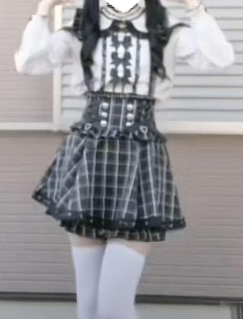 lizlisa風 サスペンダー付きスカート