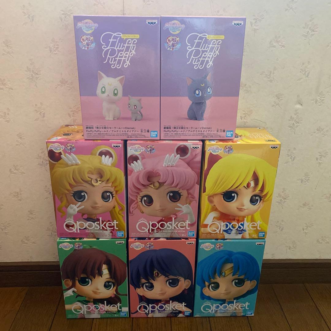 Qposket セーラームーン フィギュア Aカラー まとめ売り 8540円 (即