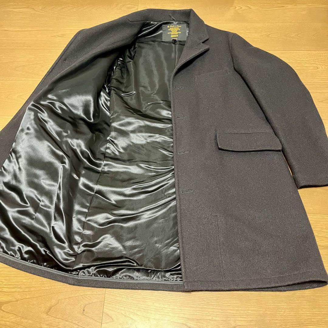 【未使用】ロングコート ブラック サイズL フィデリティー FIDELITY