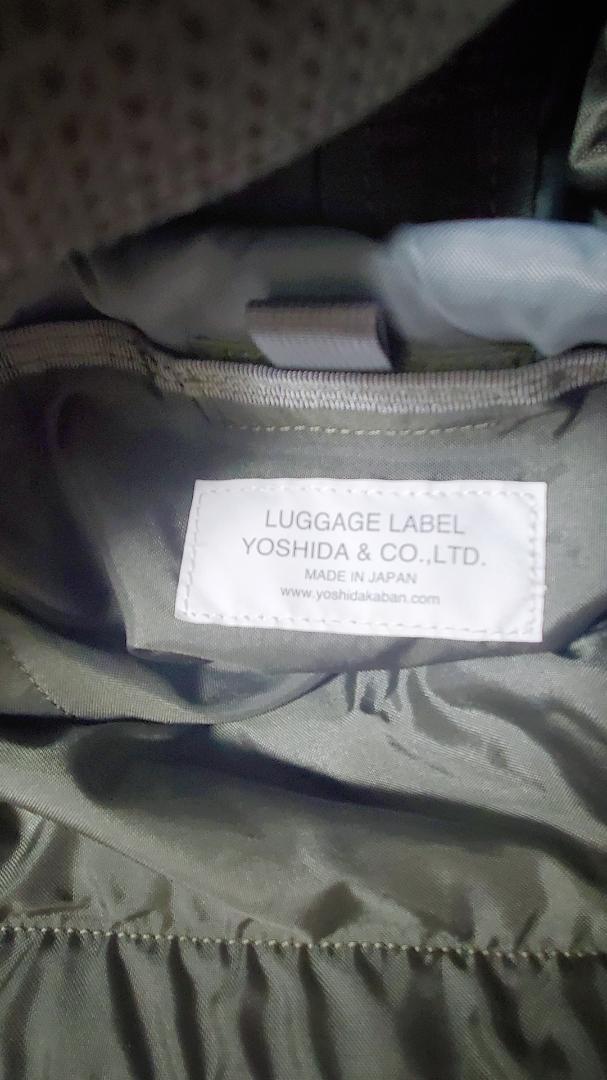Luggage LABEL　ラゲッジレーベル　カーキミリタリートートバッグ