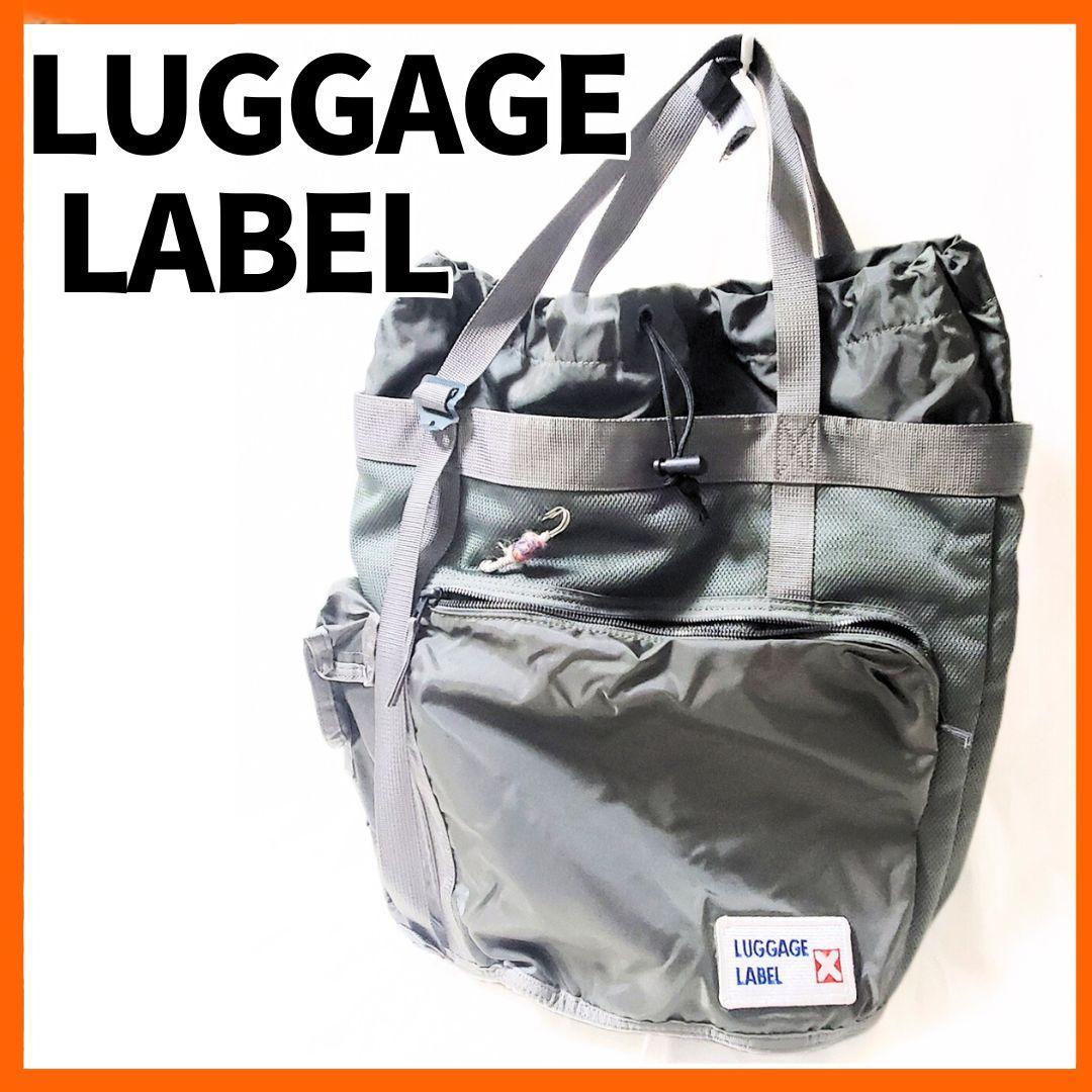 Luggage LABEL　ラゲッジレーベル　カーキミリタリートートバッグ