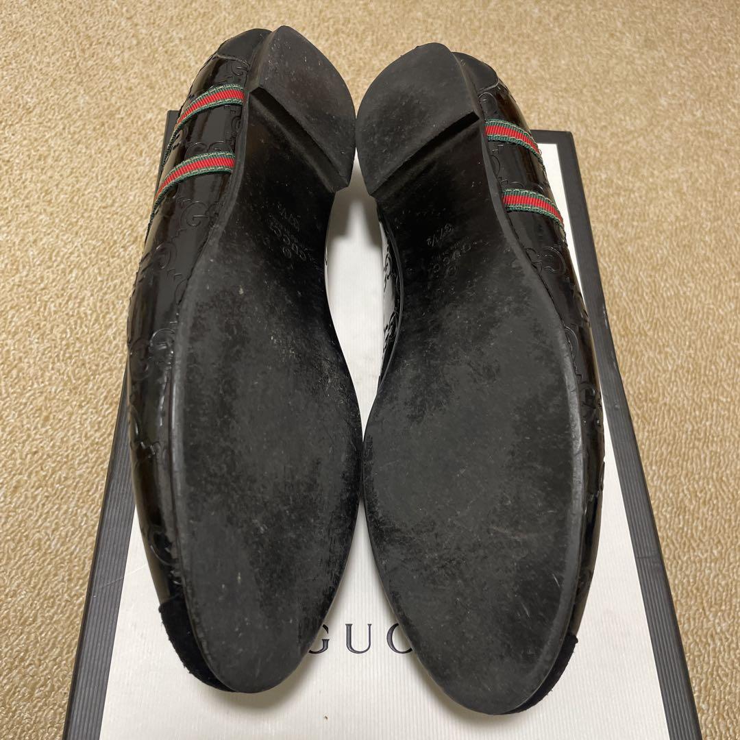 GUCCI グッチ フラットシューズ 37 1/2 - メルカリ