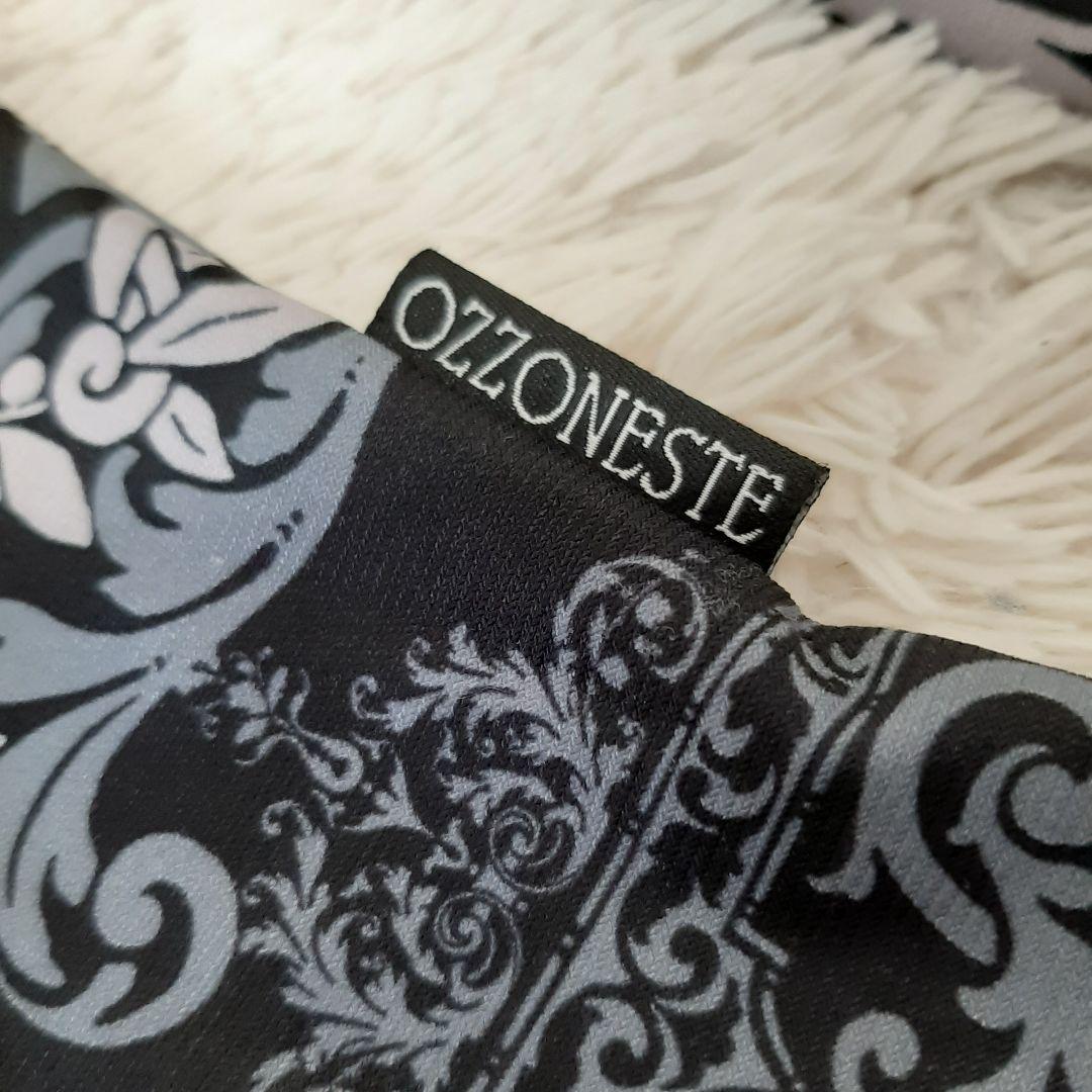 新入荷 極美品 オッズオネスト OzzOneste 2way プリント ブラウス トップス