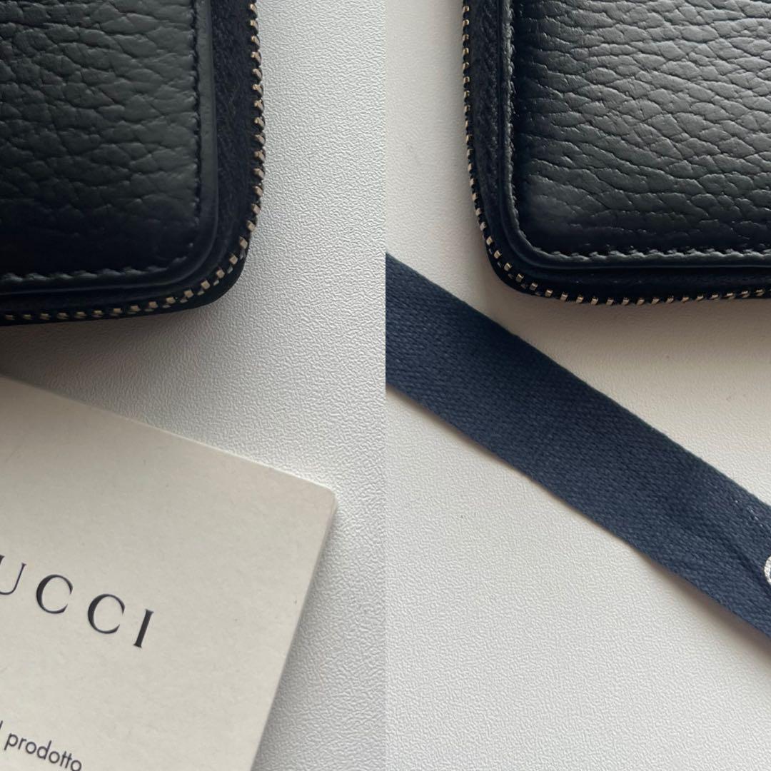 237 極上美品 GUCCI グッチ マーモント 長財布 ラウンドファスナー