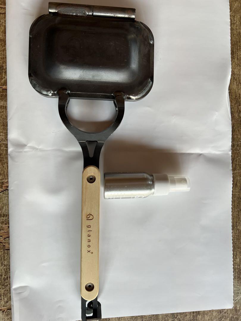 glanox ホットサンドメーカー 黒皮鉄