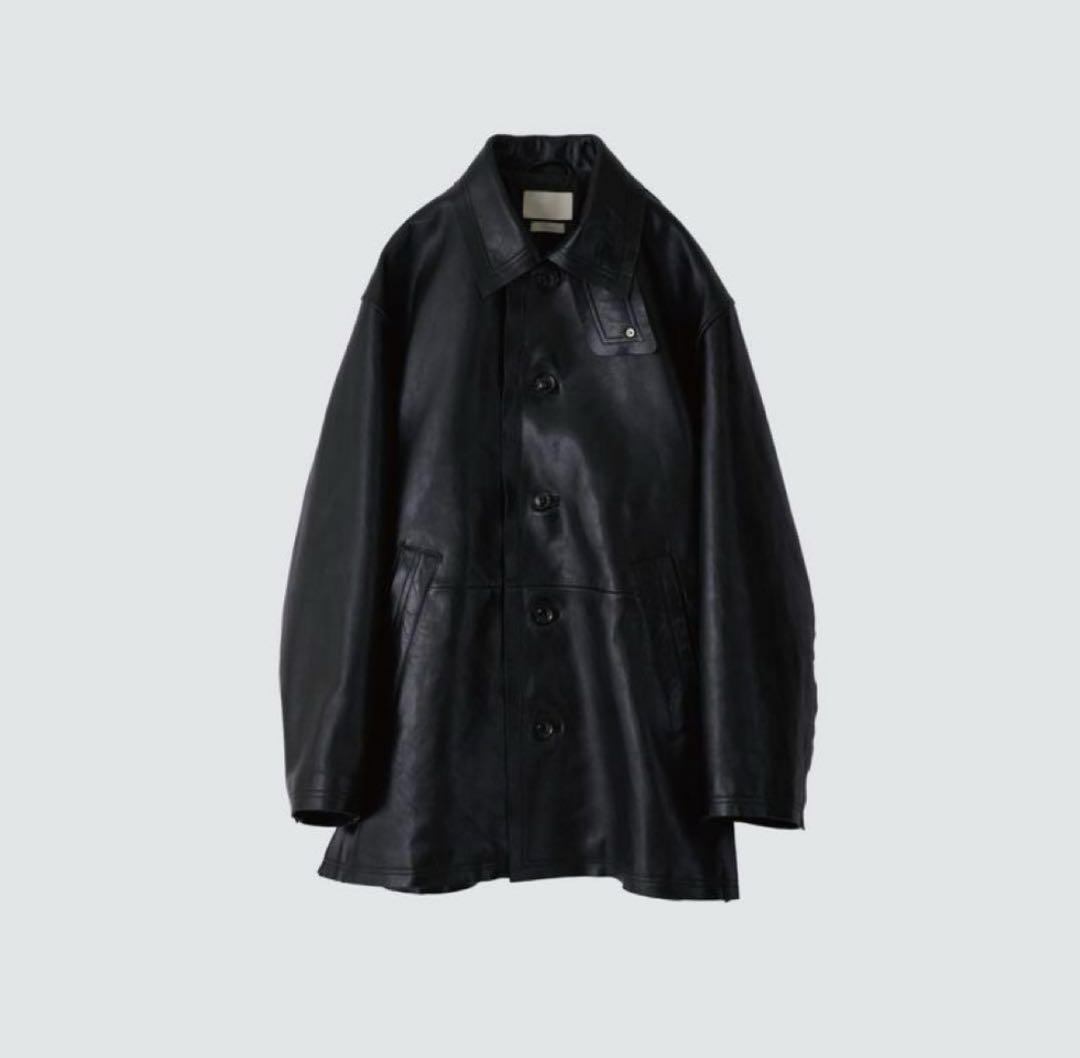 YOKE Cut-Off Leather Car Coa