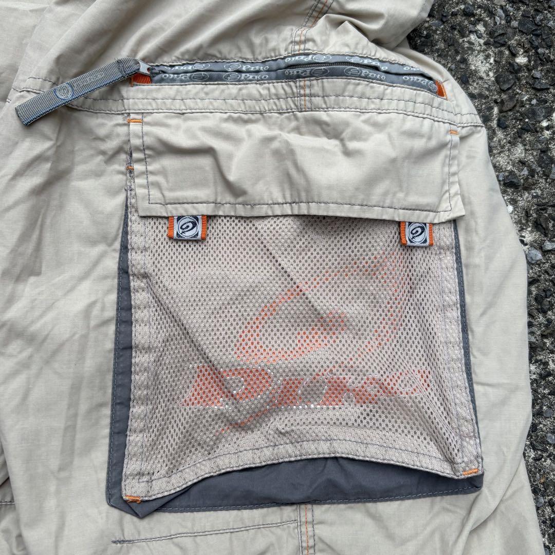 90s PIKO カーゴパンツ ハーフパンツ メッシュ tech Y2K