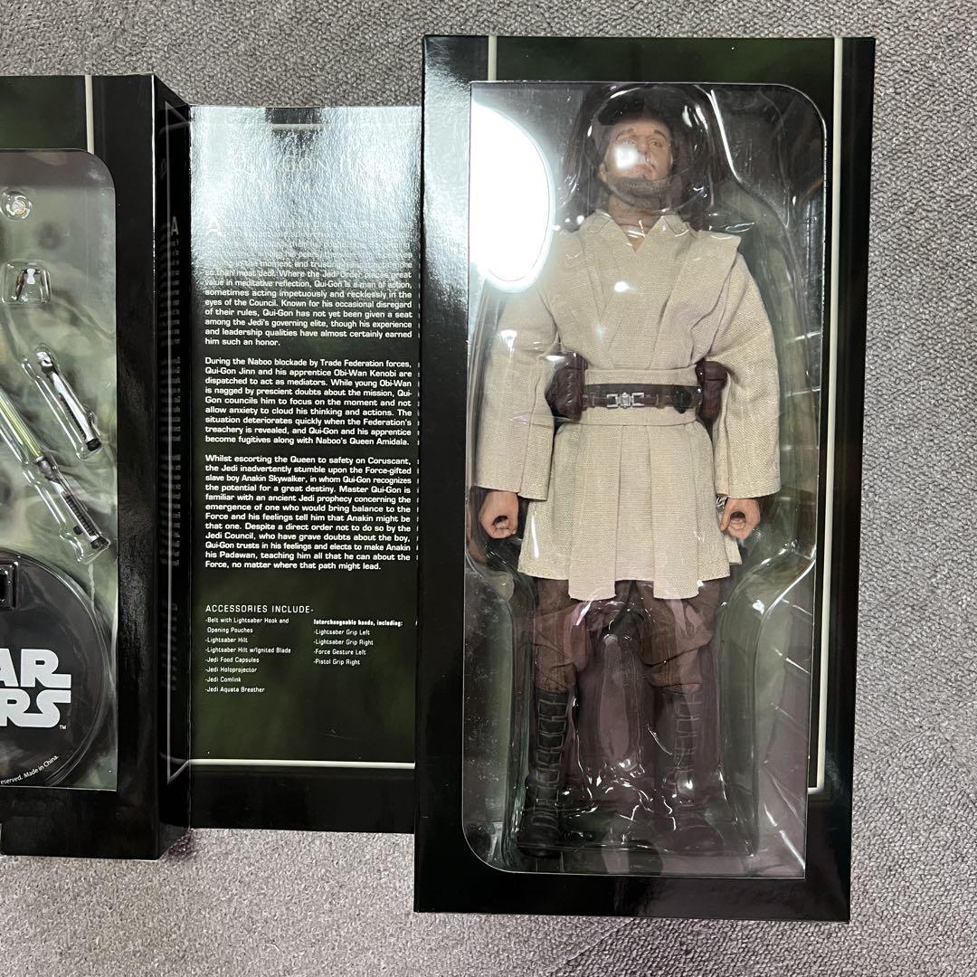スターウォーズ　クワイ=ガン・ジン　12インチ　サイドショウ　1/6