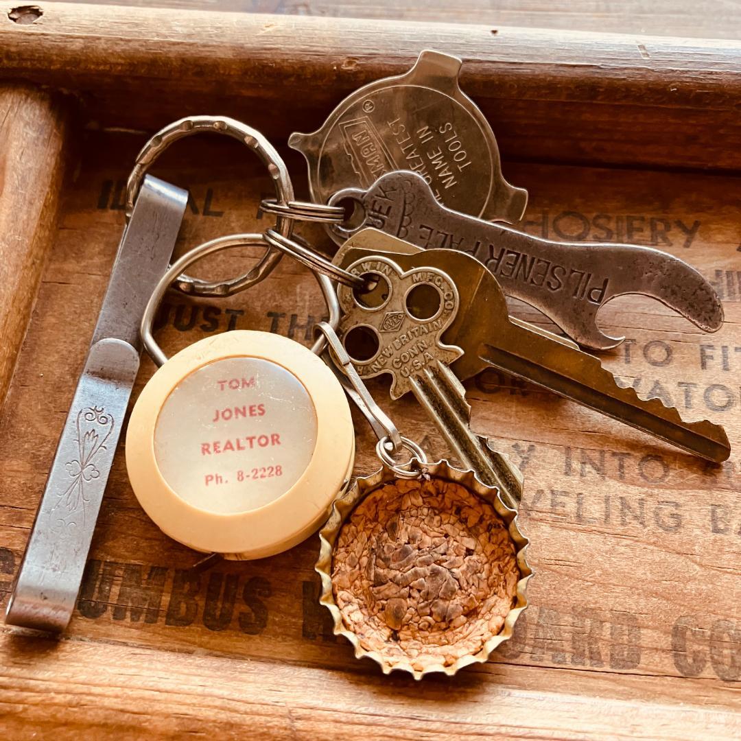 激安通販新作 USA メルカリ - Keychain／アメリカ／キーホルダー／vintage Junk アンティーク雑貨
