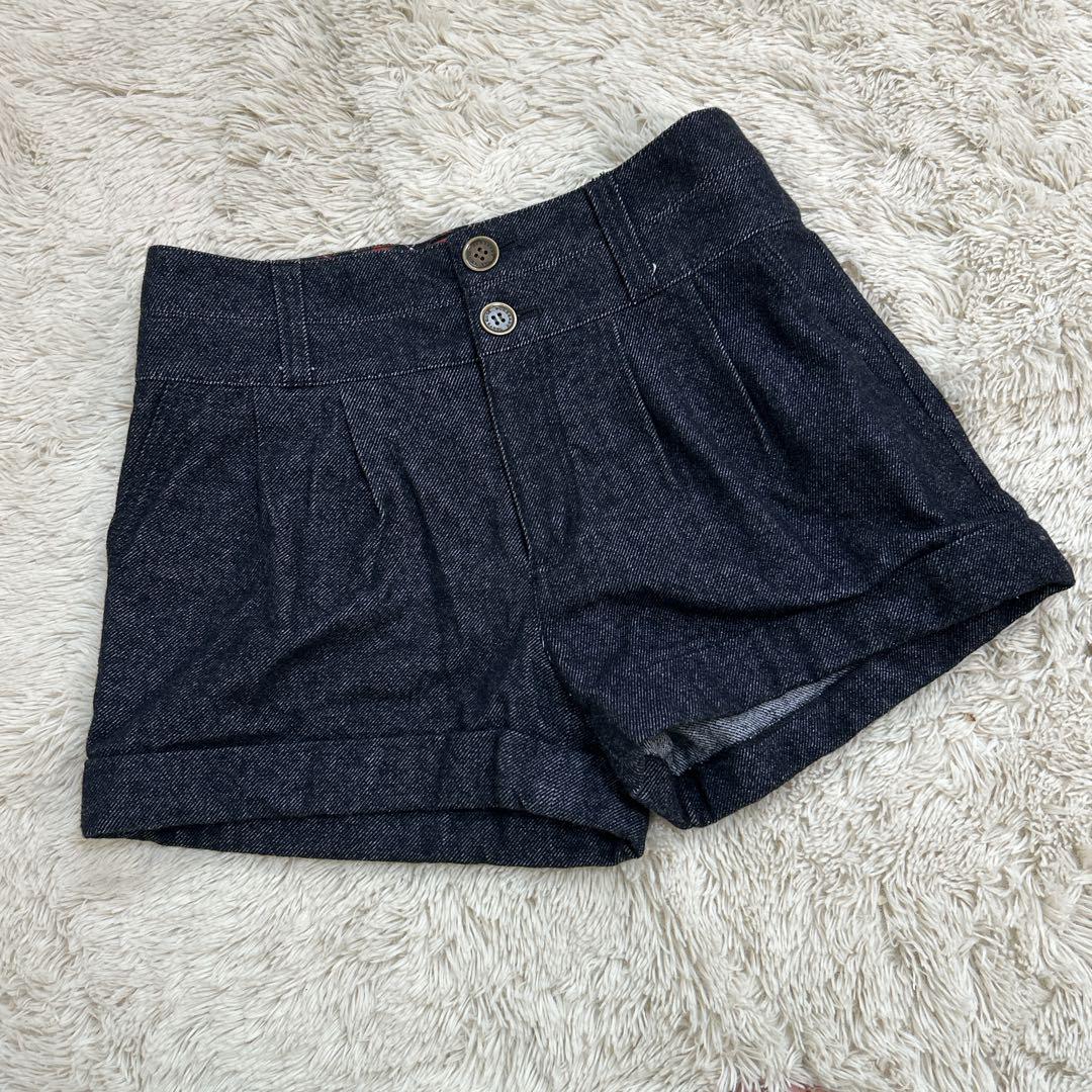 BURBERRY LONDON デニムショートパンツ 38 チェック裏地 　綿 4,836円