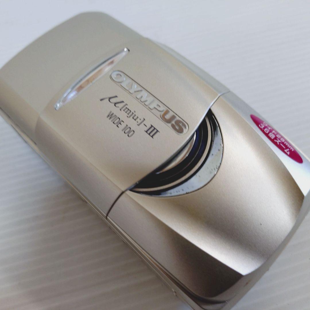 【動作確認ＯＫ】OLYMPUS　μ-3 WIDE 100 ミュー　mju