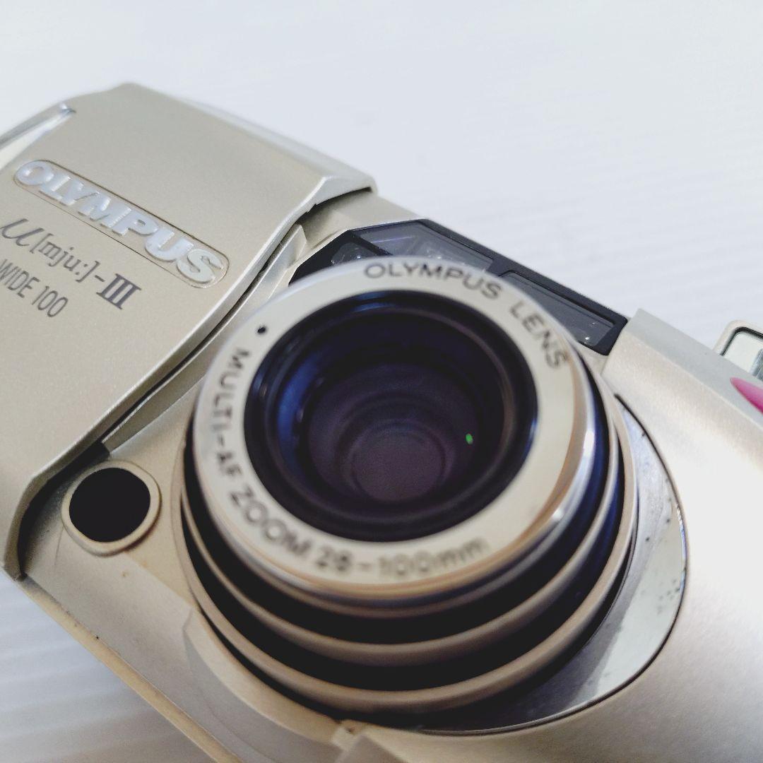 【動作確認ＯＫ】OLYMPUS　μ-3 WIDE 100 ミュー　mju