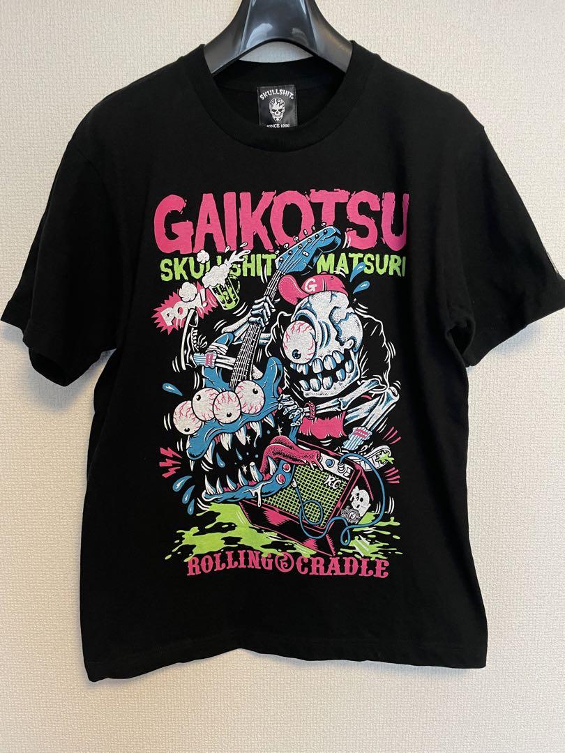 GAIKOTSU 骸骨祭り Tシャツ ROLLING CRADLEミュージシャン