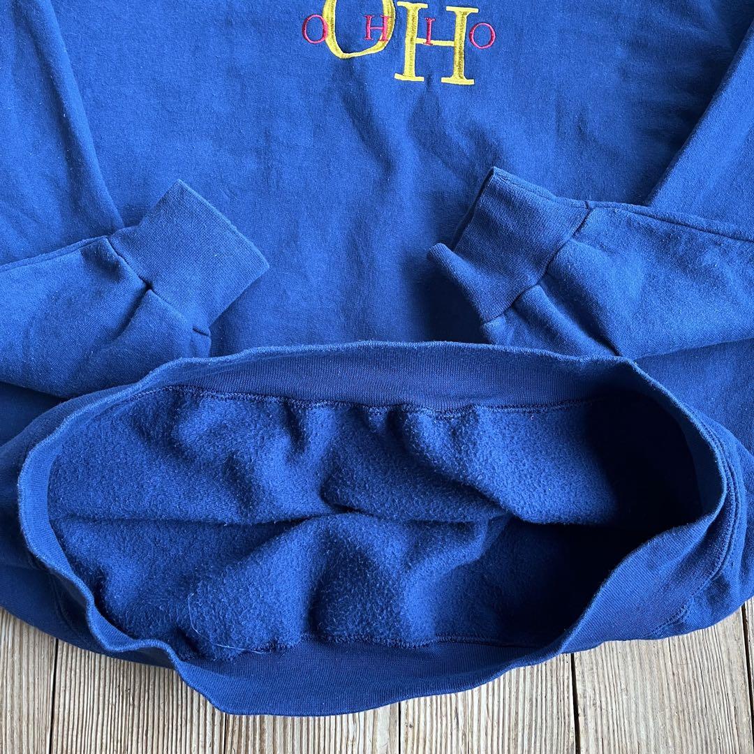 Hanes ヘインズ OHIO カレッジ 大学 刺繍 ロゴ スウェット 22
