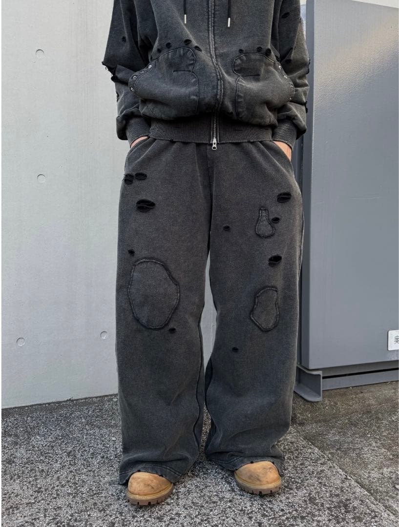 ballsy Boxing pocket sweat baggy pantsM