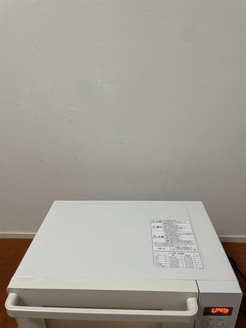 美品 無印良品 2019年製 電子レンジ MJ-SER18A