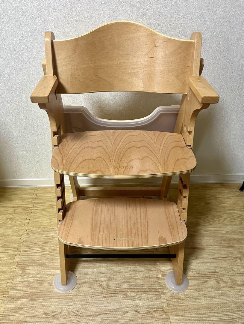 美品　katoji カトージ プレミアムベビーチェアmamy