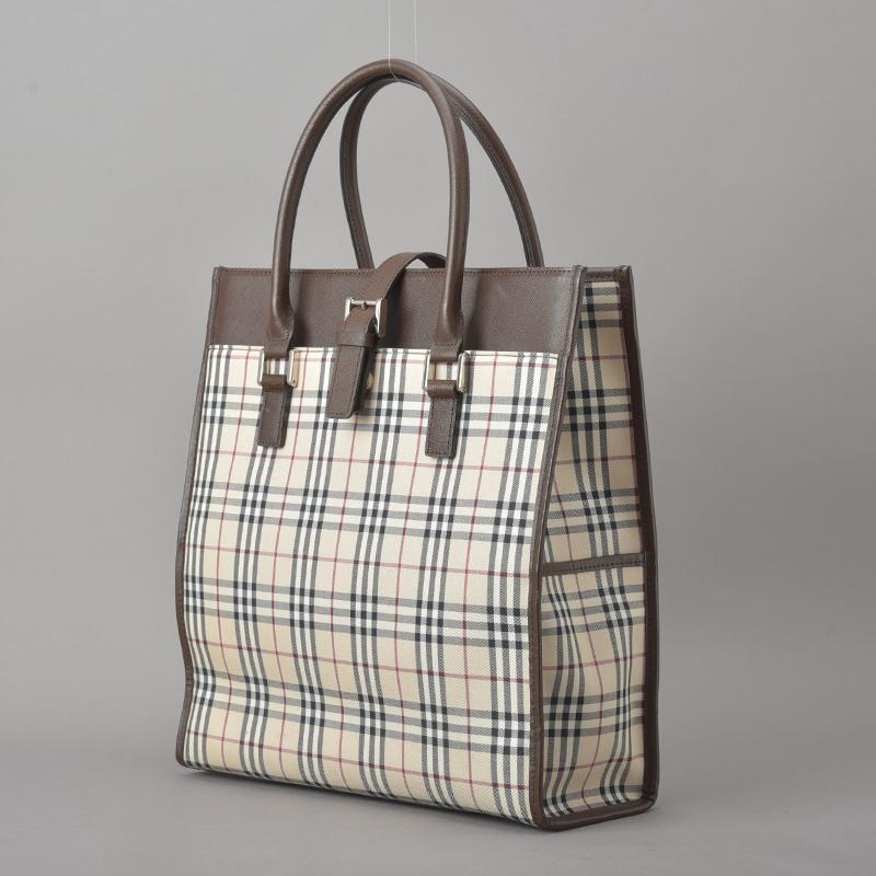 美品◇BURBERRY バーバリー チェック トートバッグ キャンバス 美品◇BURBERRY バーバリー チェック トートバッグ キャンバス