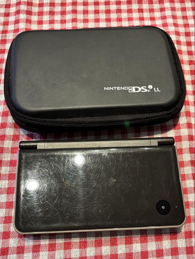 任天堂 DSi LL 本体 ダークブラウン ケース付き タッチペンなし