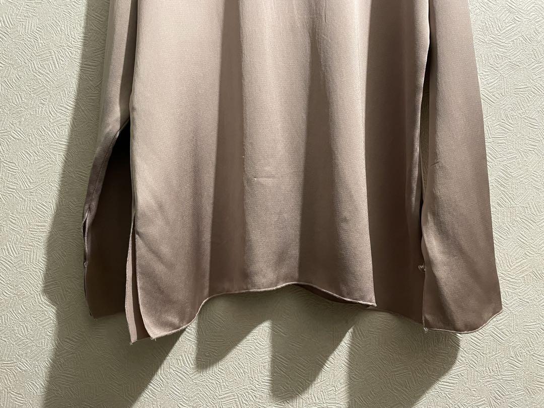 LANVIN カスケーディング レーヨン ブラウス / ランバン カットソー LANVIN カスケーディング レーヨン ブラウス / ランバン