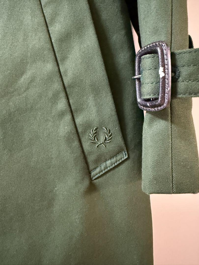 Fred Perry オリーブグリーン トレンチコート