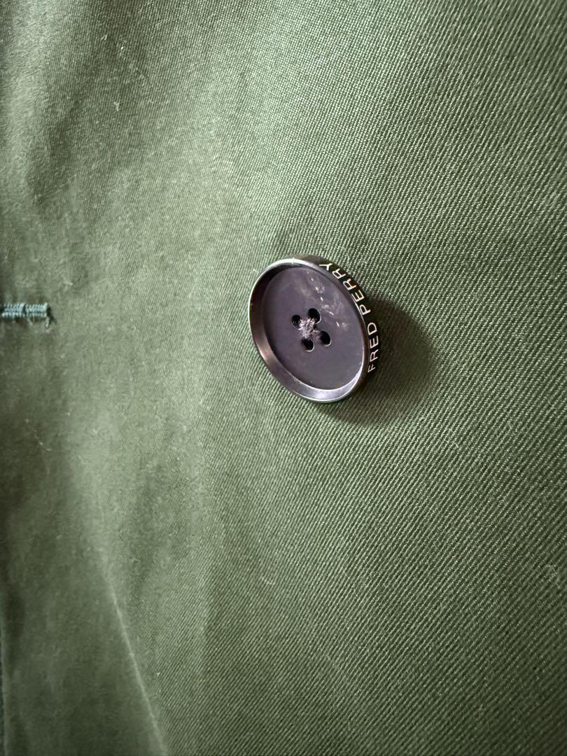 Fred Perry オリーブグリーン トレンチコート