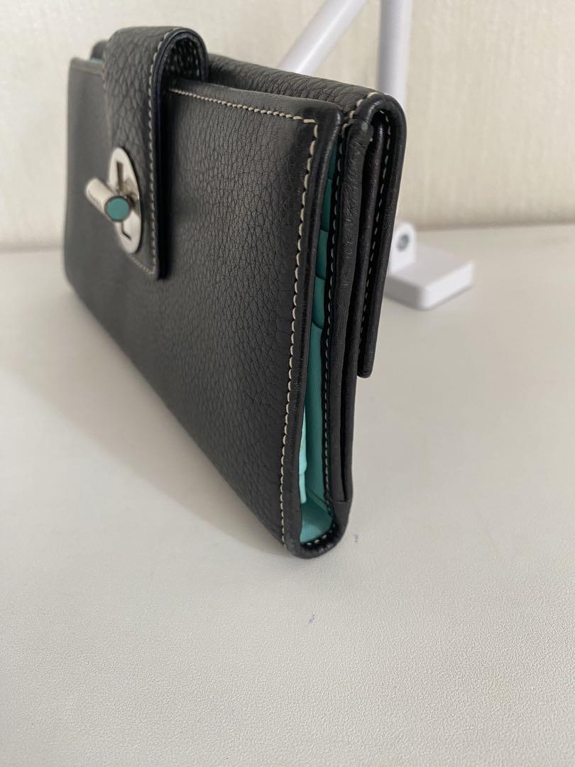 ティファニー Tiffany & Co. 二つ折り財布 ブラック
